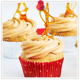 Gingerbread Caramel Cupcakes - Crisco®